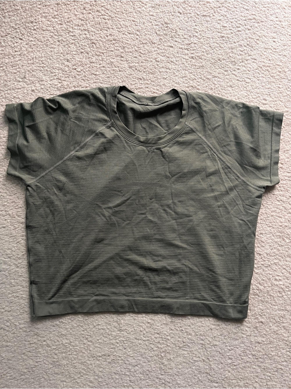 Lululemon Swiftly cropped Women's Top - bay leaf 12